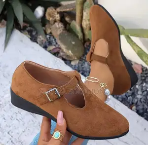 T--Strap Low Wedges