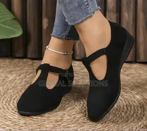 T--Strap Low Wedges