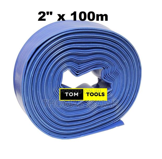 2 Inch X 100m Uncoupled Water PVC Delivery Hose Pipe - thumbnail 3