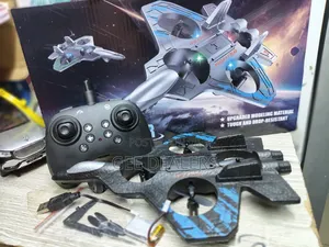 360 Roll Unbreakable Remote Control Combat Fighter Jet