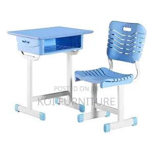 Home Tables; Comfortable Kids Growing Adjustable Desk Chair Set