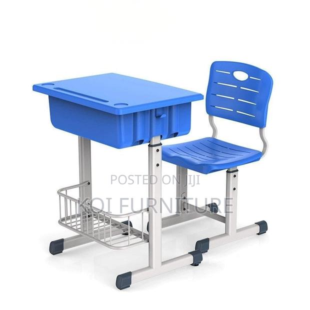 Home Tables; Comfortable Kids Growing Adjustable Desk Chair Set - thumbnail 4