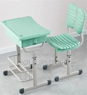 Home Tables; Comfortable Kids Growing Adjustable Desk Chair Set