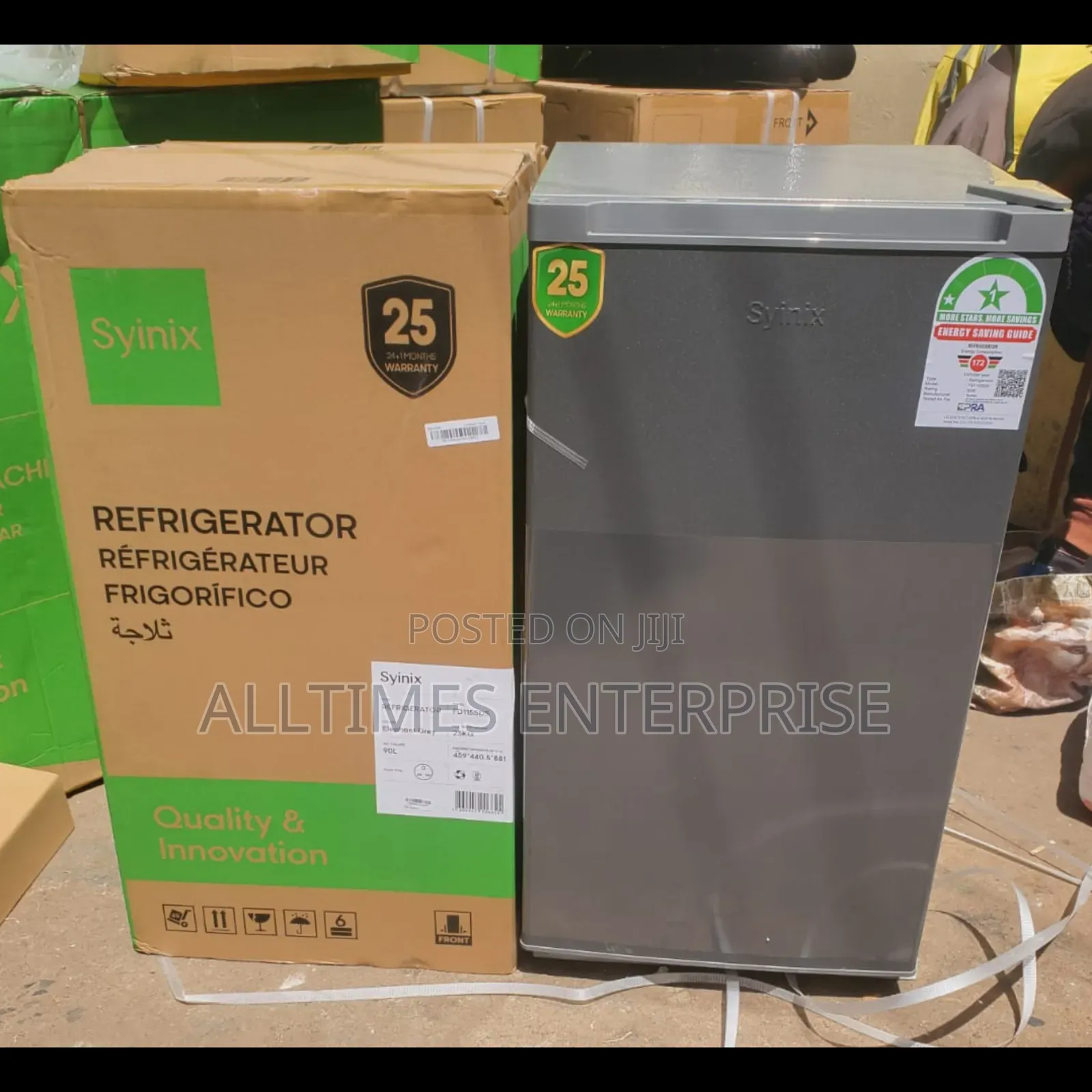 90 Litres Syinix Single Door Refrigerator