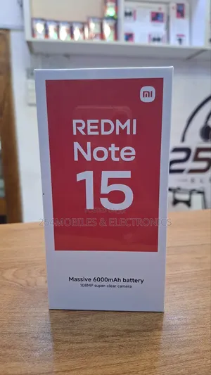 New Xiaomi Redmi Note 15 128 GB Black