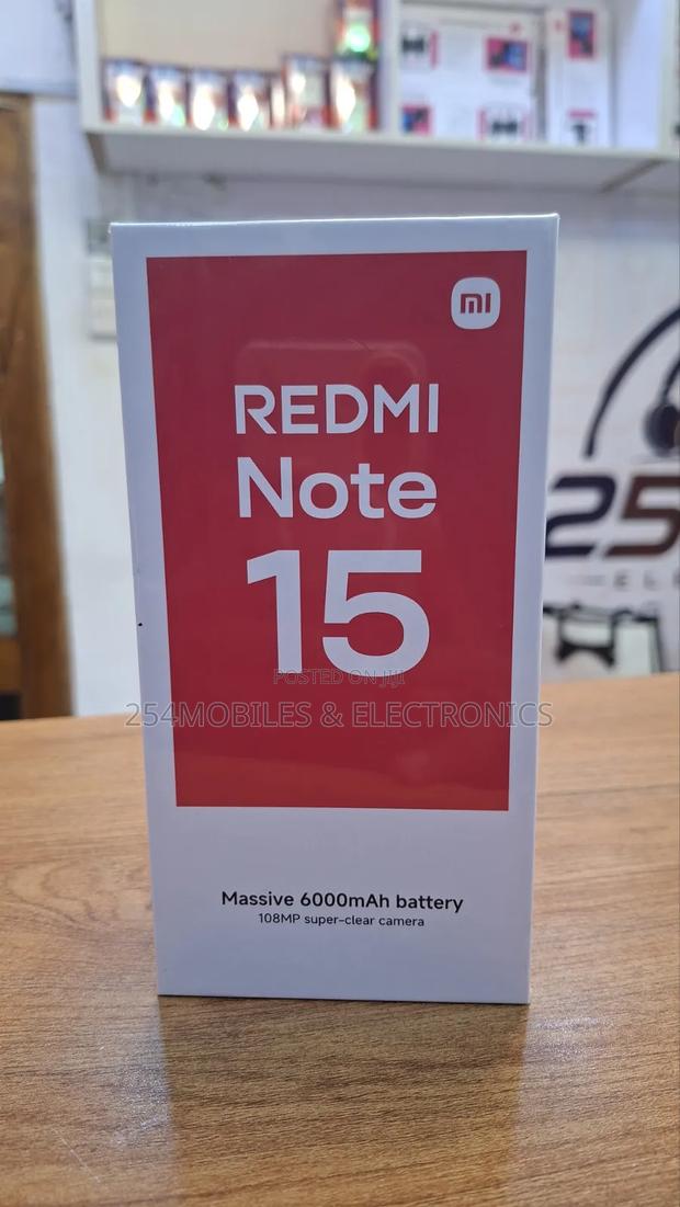 New Xiaomi Redmi Note 15 128 GB Black - thumbnail 2