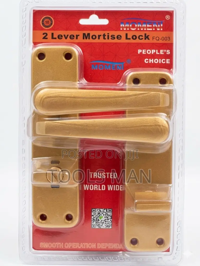 Momeni Keyless Bathroom Mortise Lock Fq-003 – Gold Privacy Door Handle