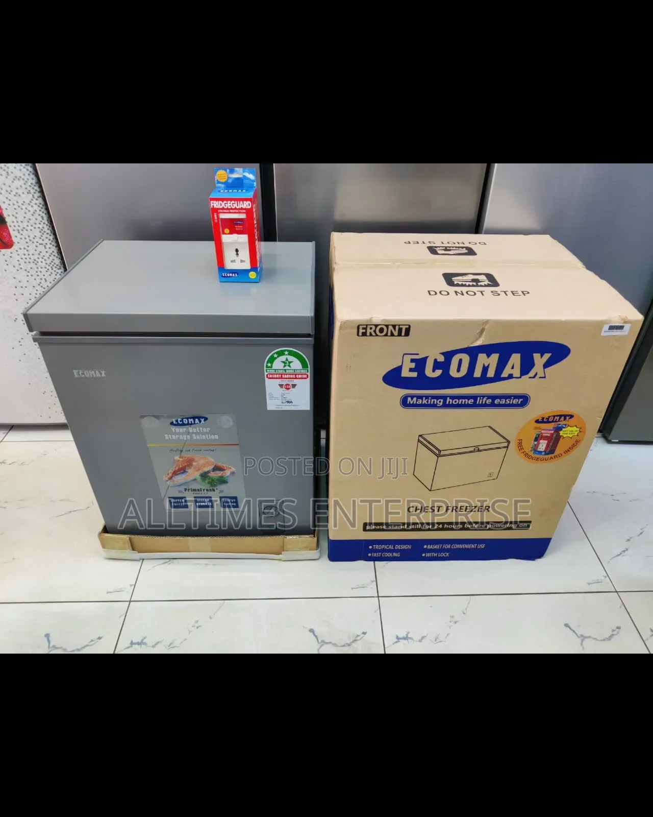 Ecomax 169 Freezer With Free Fridge Guard
