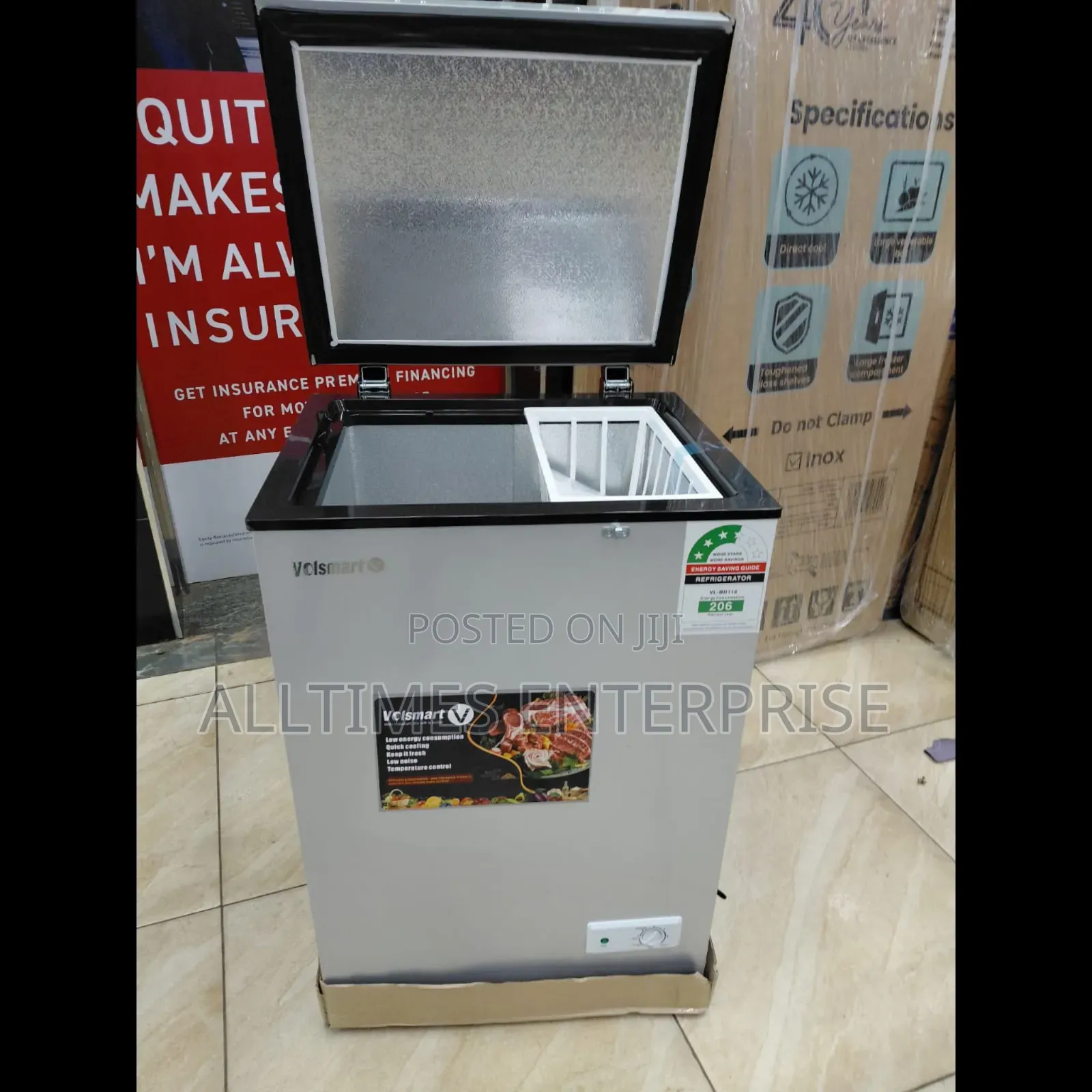 Volsmart 110litres Chest Freezer
