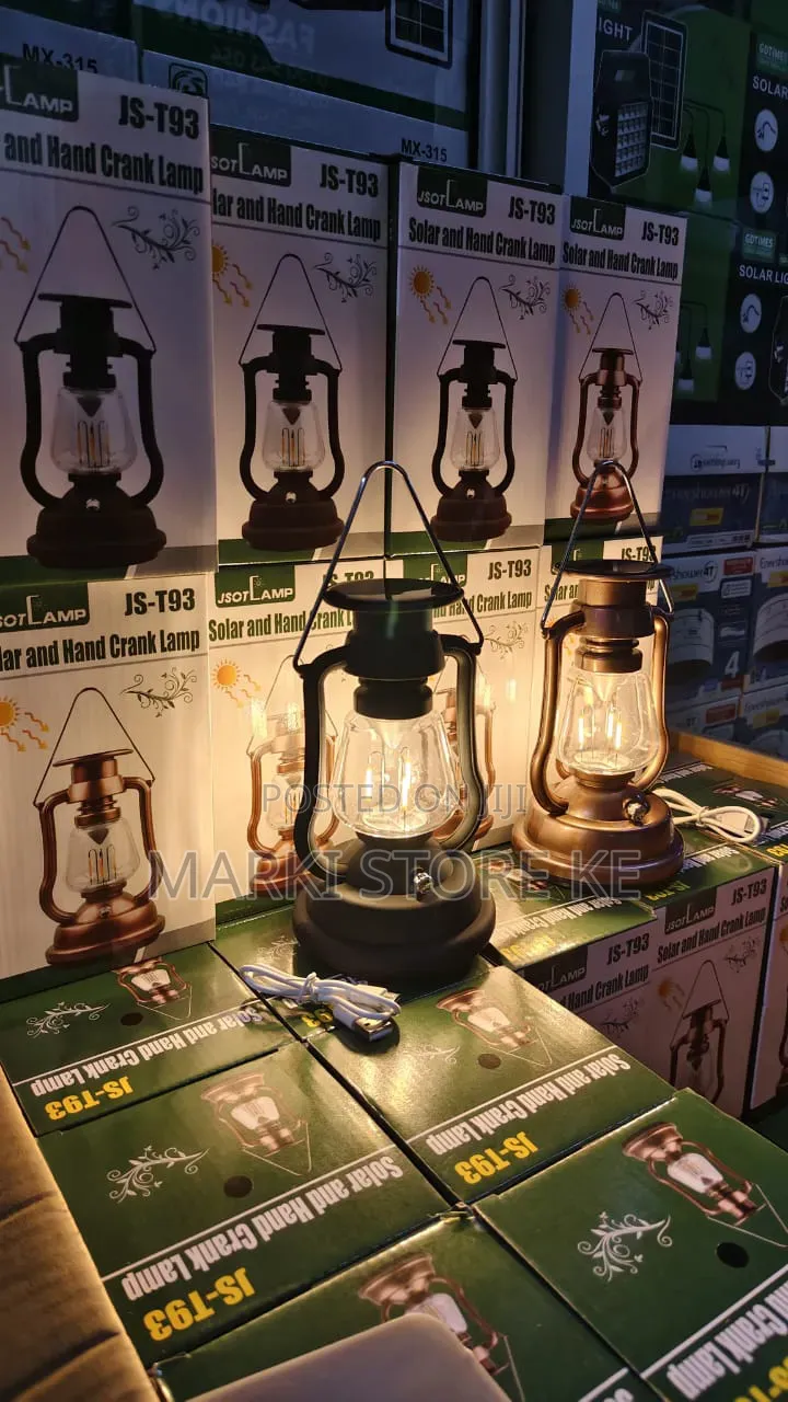Vintage Rechargeable Solar Lantern