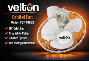 Fans Velton Orbit Fan 16 Inches Wall Mounted Orbital Oscillating Fans