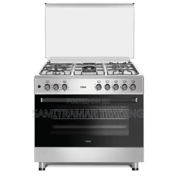 Mst9041wef10hi Mika Standing Cooker, 90x60cm, 4 Gas (1wok)+1hot Plate