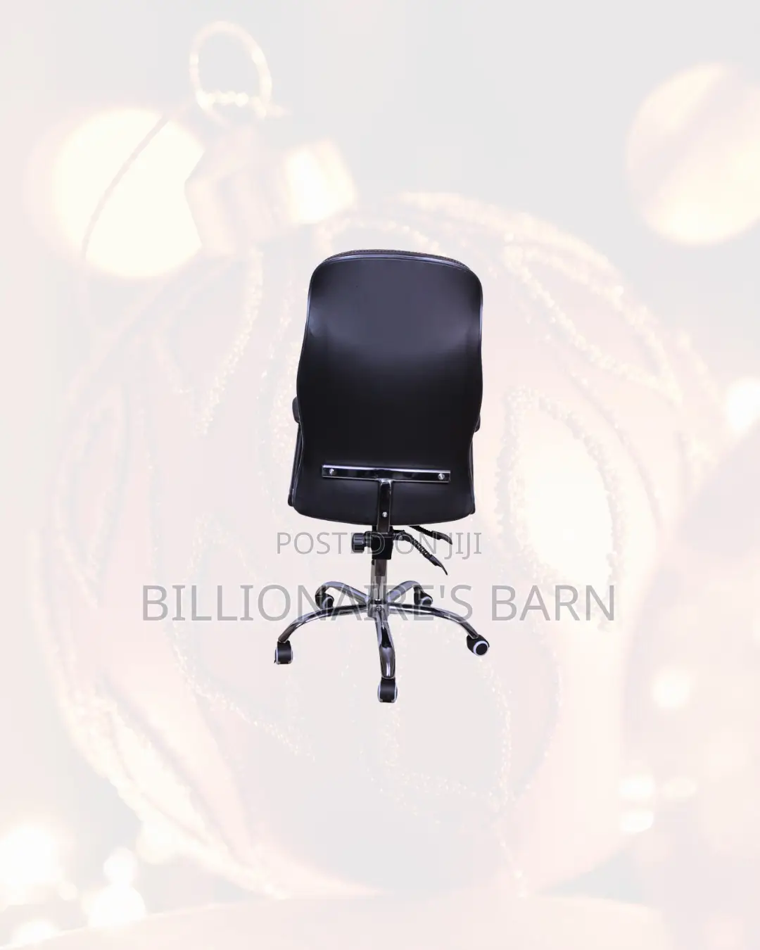 Heavy Duty Leather Office Chair High Back Padded Armrests Kenya Wide