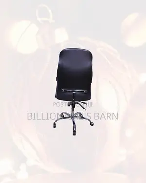 Heavy Duty Leather Office Chair High Back Padded Armrests Kenya Wide