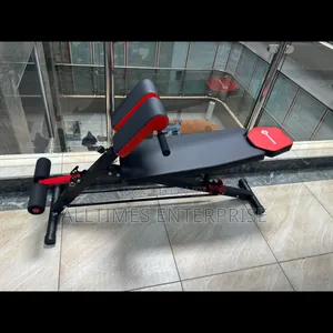 Adjustable Decline Sit-Up Bench With Leg Support
