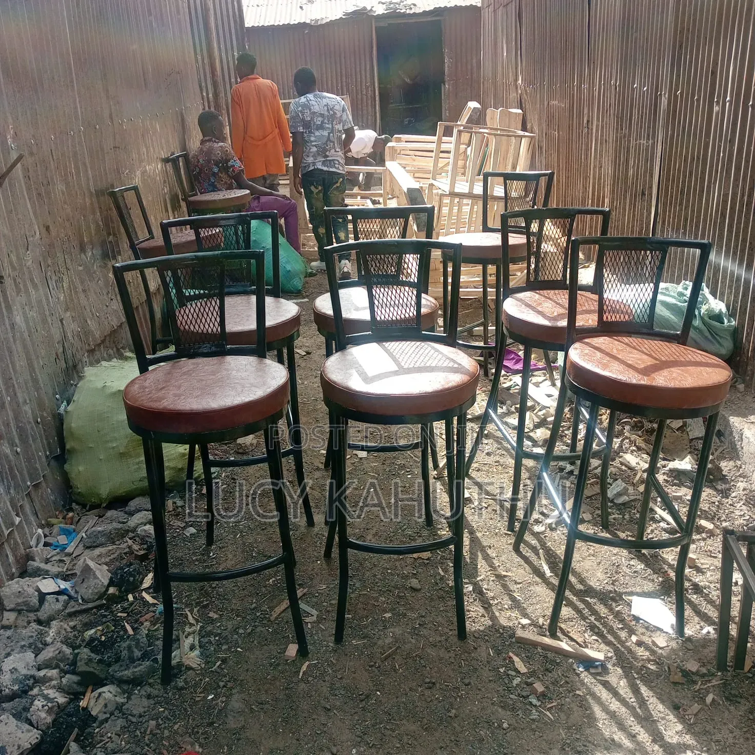 Small Mess Pattern High Chairs