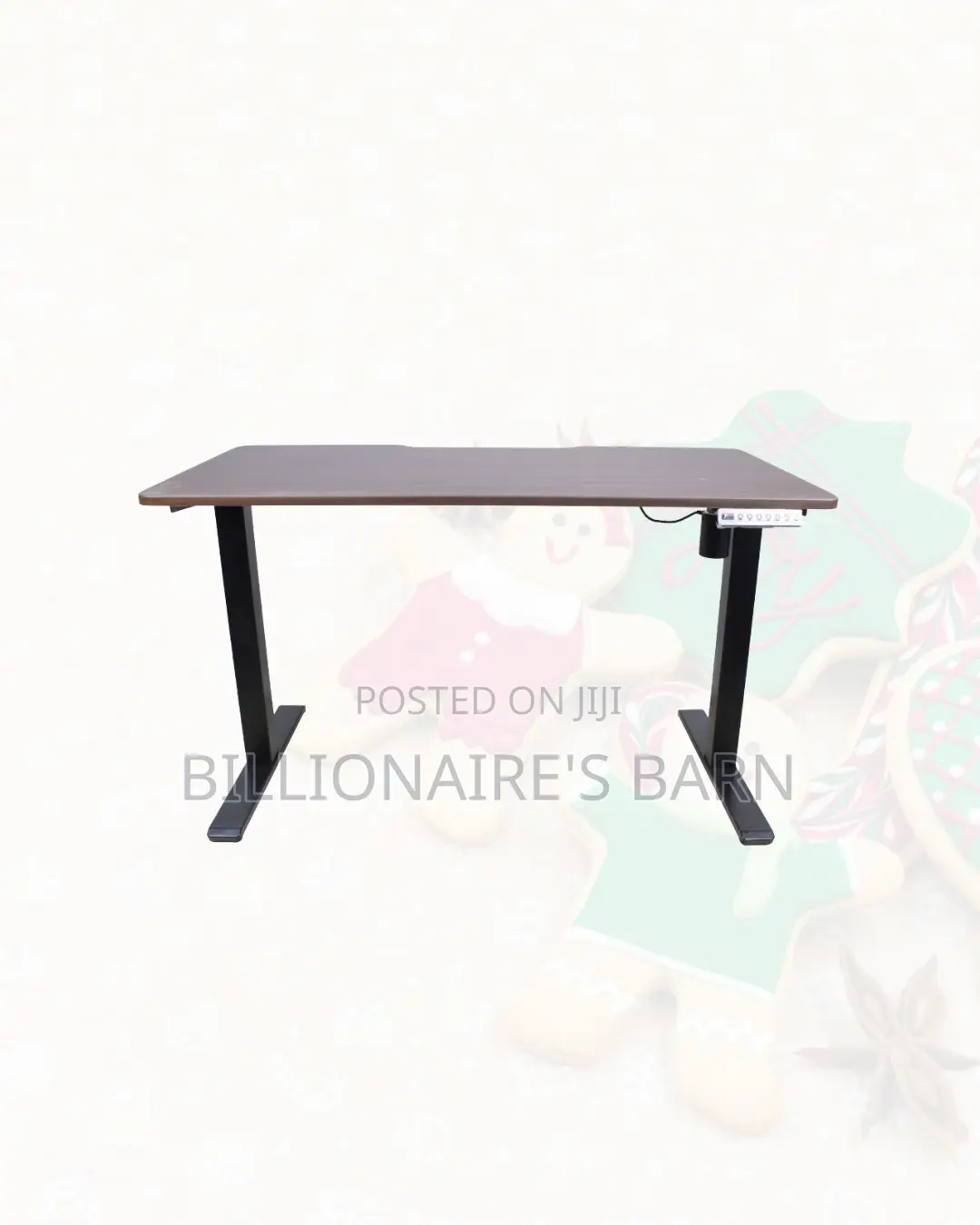New Single Motor Electric Standing Desk Ergonomic One Piece Sit Stand