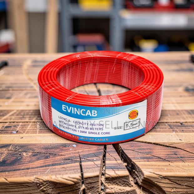 Evin 1.5mm Single Core Solid Flame Retardant Indoor Electrical Cable