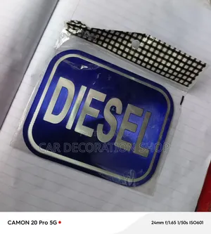 Diesel Fuel Identification Badge