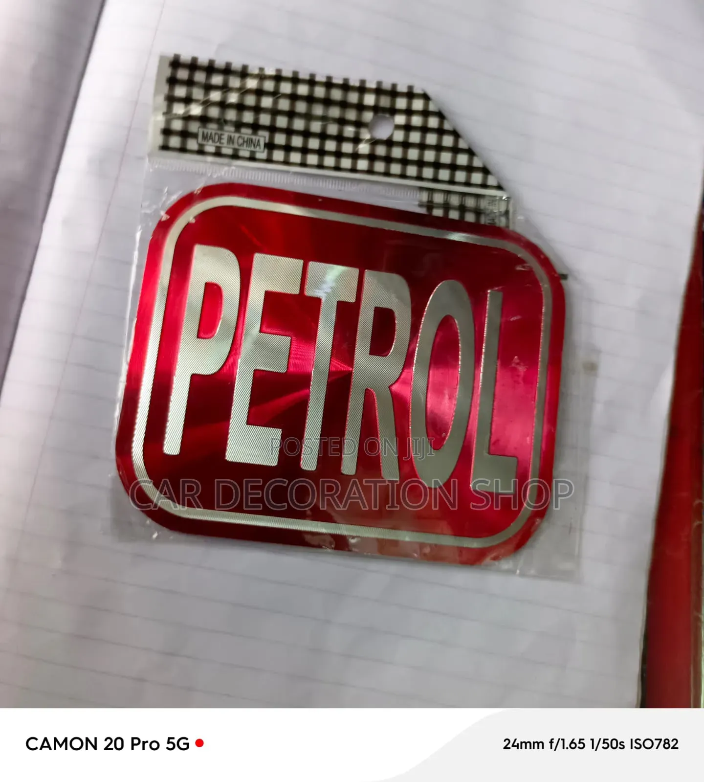 Red,Blue,Silver,Gold Petrol Waterproof Fuel Tank Stickers