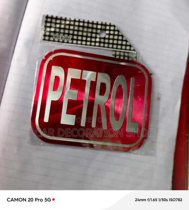 Red,Blue,Silver,Gold Petrol Waterproof Fuel Tank Stickers