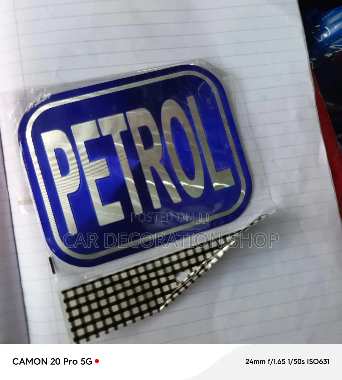 Petrol Fuel Lid Stickers Prevent Fueling Errors