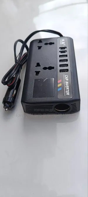 200w Portable Dc To Ac Car Inverter With Fast Charger