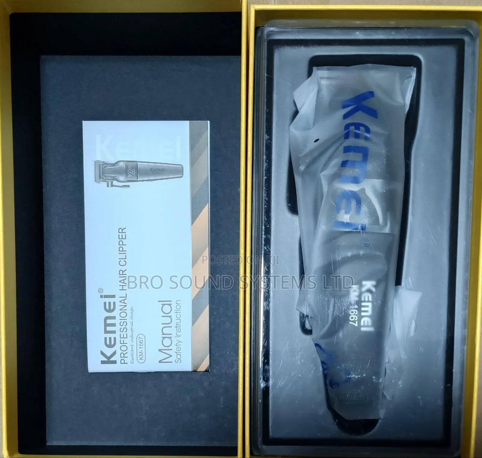 Kemei Rechargable Adjustable Blade Hair Clipper / Shaver