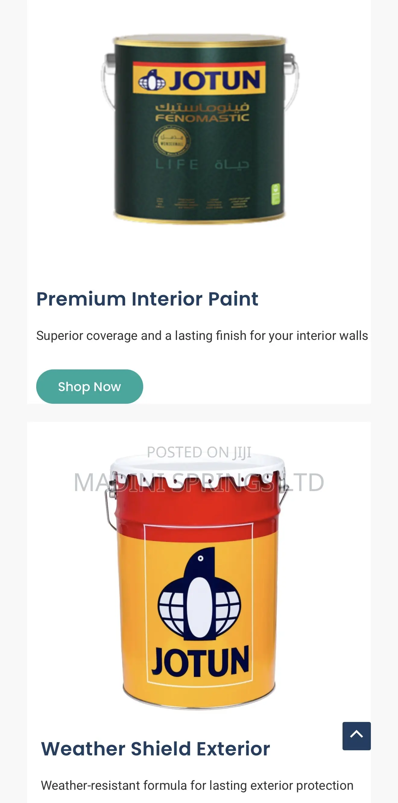 Jotun Paints (Waterproof Paint for Interior and Exterior Decor)