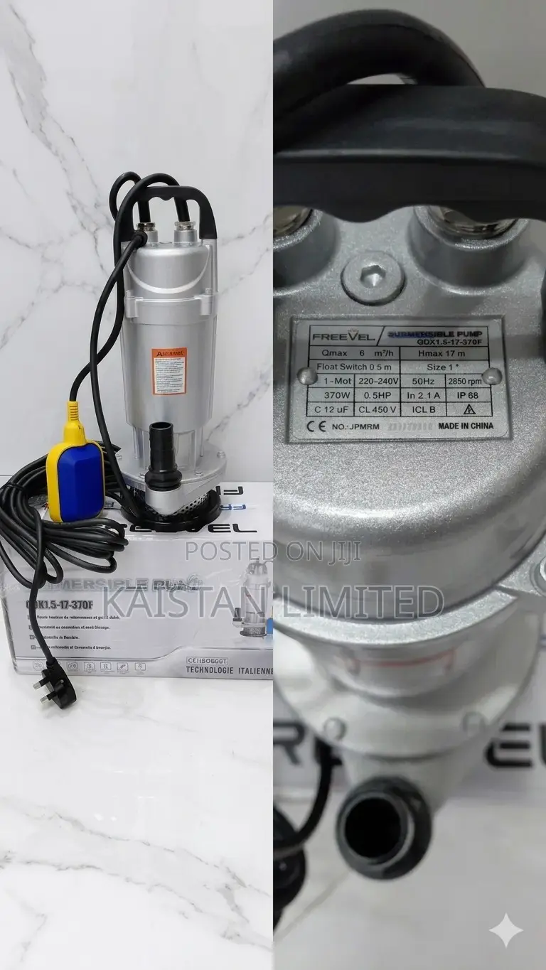Freevel Submersible 0.5hp Water Pump/Submersible Water Pump