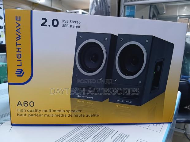 This Is a Lightwave A60 Multimedia Usb Stereo Speaker System. - thumbnail 2