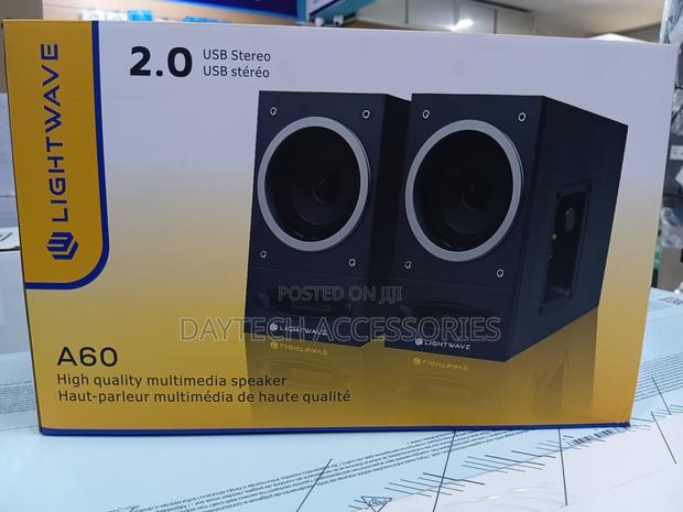 This Is a Lightwave A60 Multimedia Usb Stereo Speaker System. - thumbnail 3