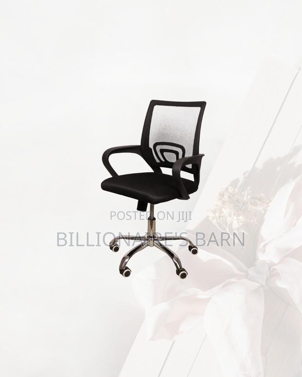 Comfortable Chair Ergonomic Fabric Seat With Lumbar Support Nairobi - thumbnail 3
