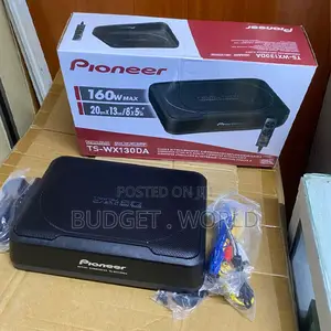 Pioneer Wx130da Compact Powered Car Subwoofer With Powerful Low Bass