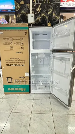 Hisense 320 Liters Double Door Fridge No Frost With Water Dispenser