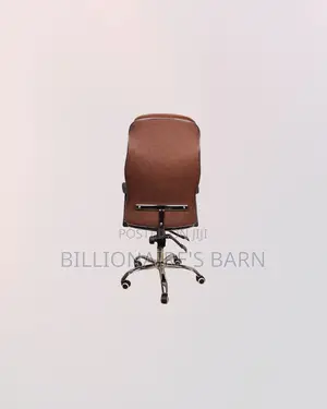 Heavy Duty Ergonomic Executive Leather Chair High Back Padded Armrest