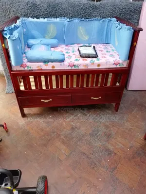 Brown Baby Cot