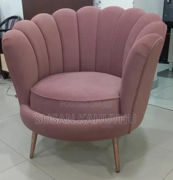 Dusty Rose Velvet Charming Sofa - main view