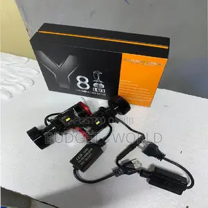 Y8 H4 Mini Projector Led Headlight Bulbs With Ultra Bright Beam Perfor