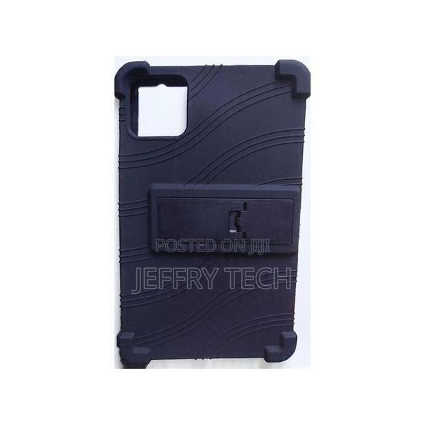 Itel Vista Tab 10 Mini Silicone Back Cover Case - Black - main view