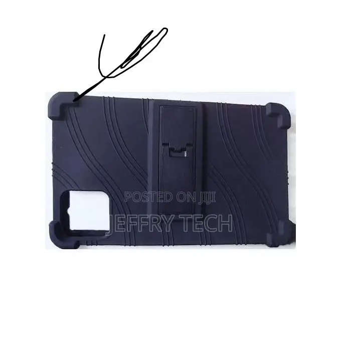 Itel Vista Tab 10 Mini Silicone Back Cover Case - Black