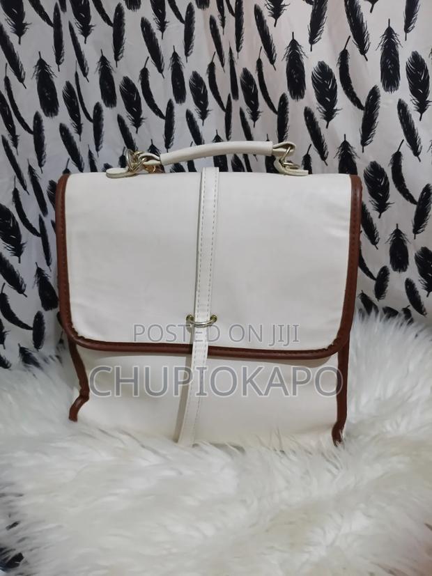 White Leather Bag - main view