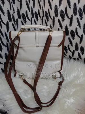 White Leather Bag