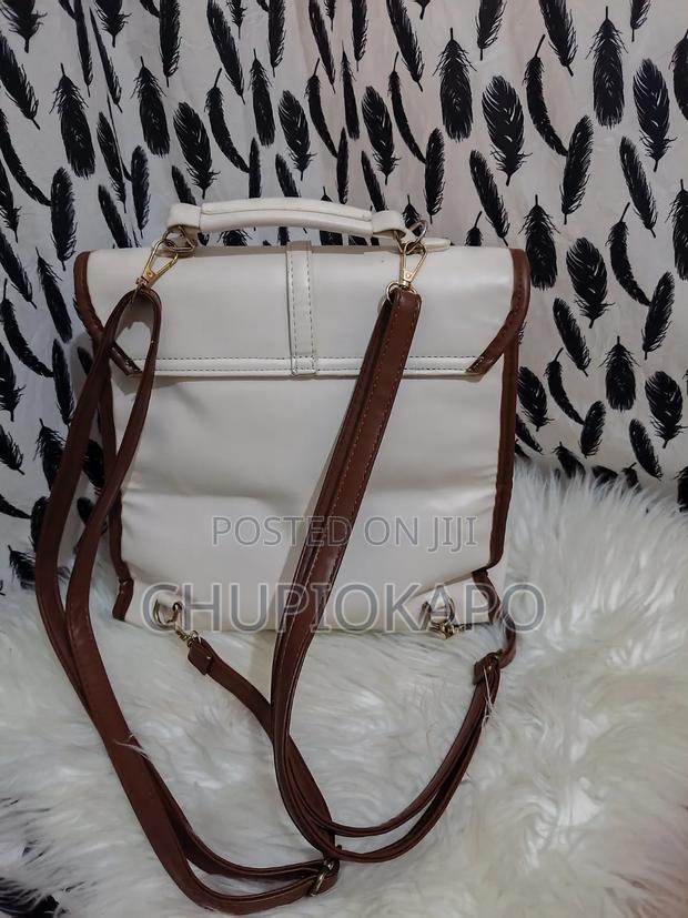 White Leather Bag - thumbnail 2