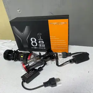 Y8 H4 Mini Led Headlights With Focused Beam and Modern White Lighting