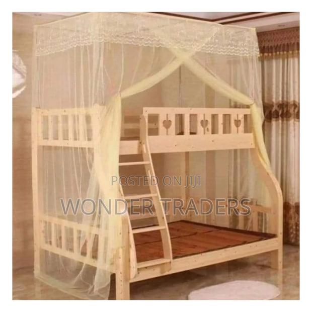 *Double Decker Nets* Colours: Purple, White, Cream.