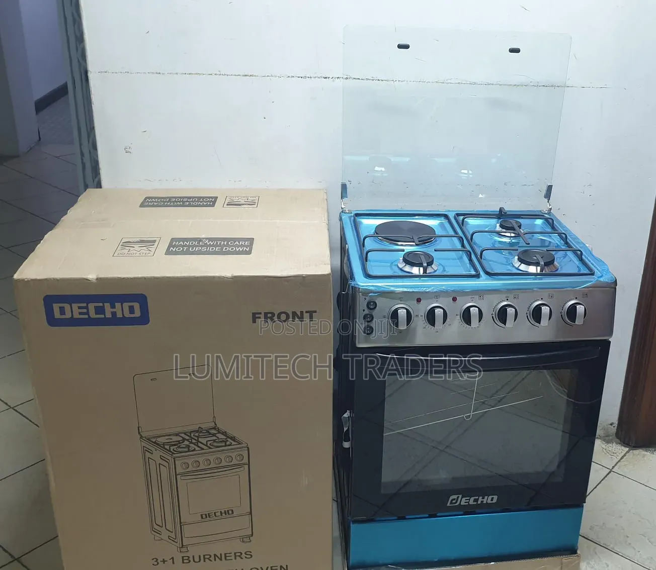 60*60 Decho 3+1 Standing Cooker With Electric Oven
