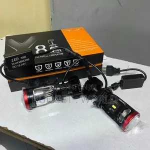 Y8 H4 Ultra Focus Mini Led Bulbs With Modern White Headlight Output