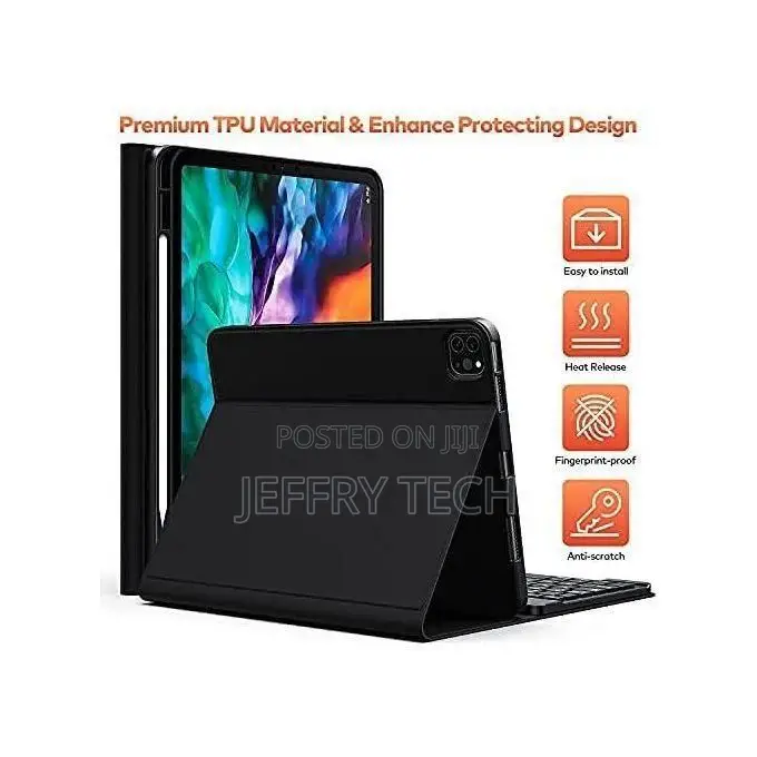 iPad Air 5th Gen Keyboard Case - 10.9" - Black - Wireless Bluetooth