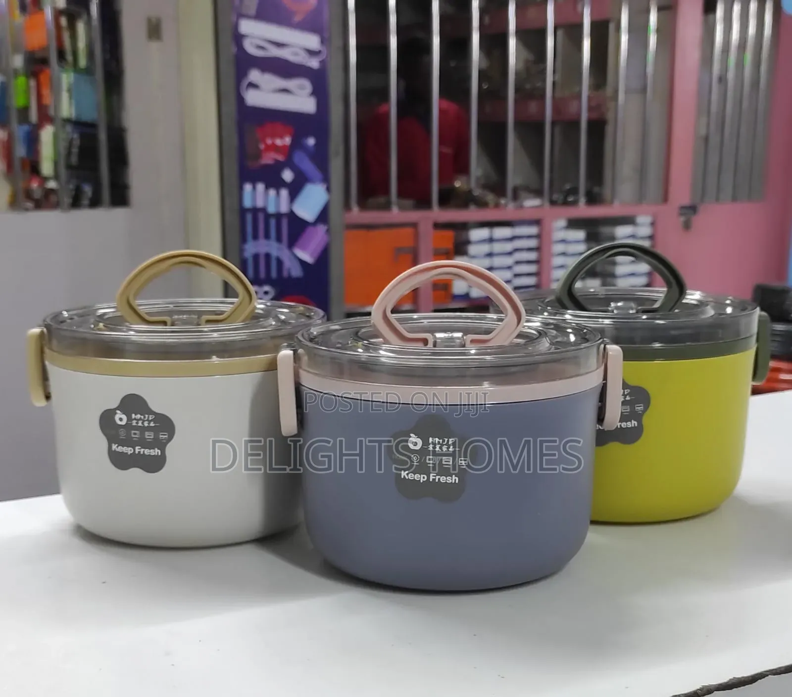 Stainless Steel Round Lunch Box-Hw